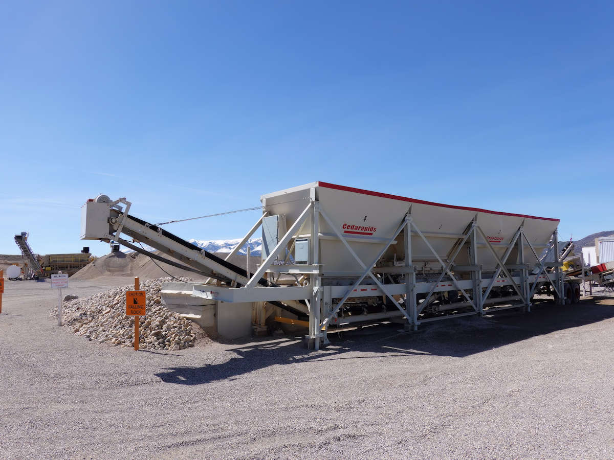 Cedarapids 8835 Portable Drum plant
