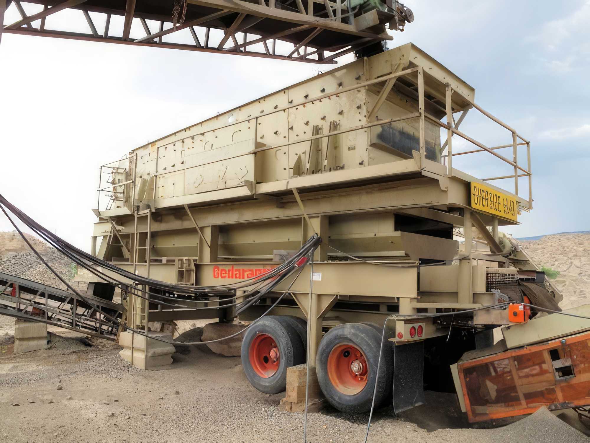 Complete Three Crusher Portable Plant