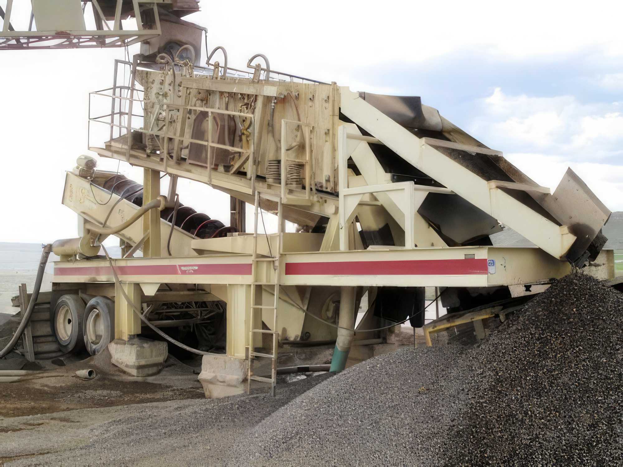 Complete Three Crusher Portable Plant