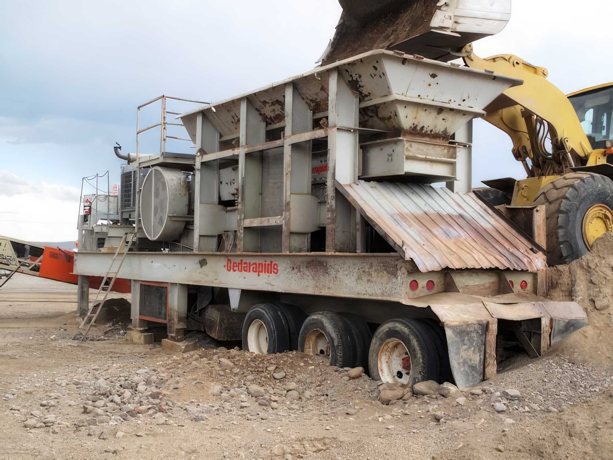Complete Three Crusher Portable Plant
