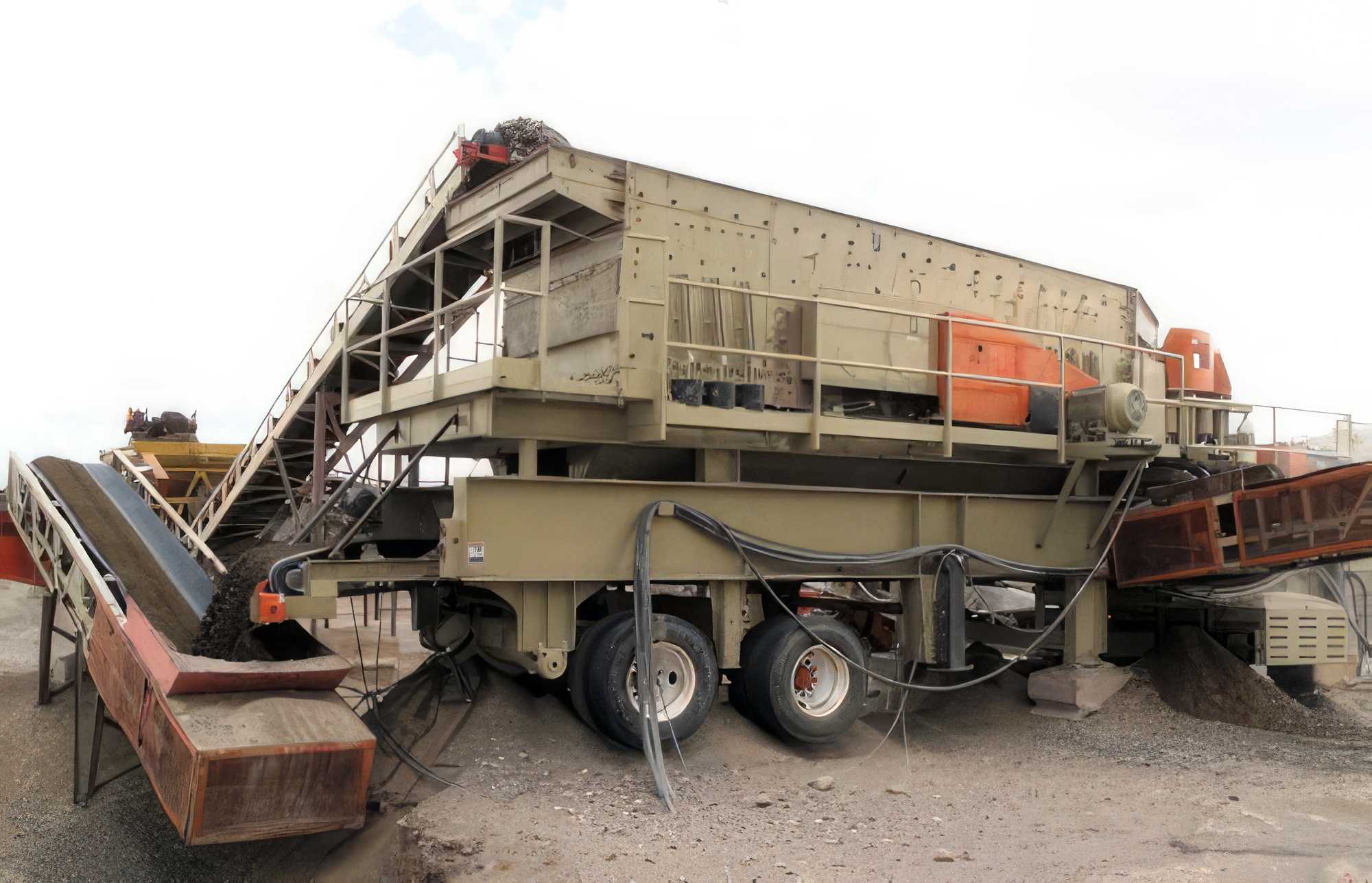 Complete Three Crusher Portable Plant