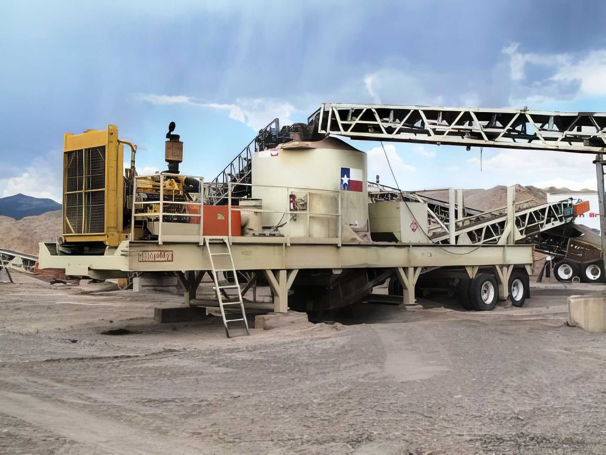 Complete Three Crusher Portable Plant