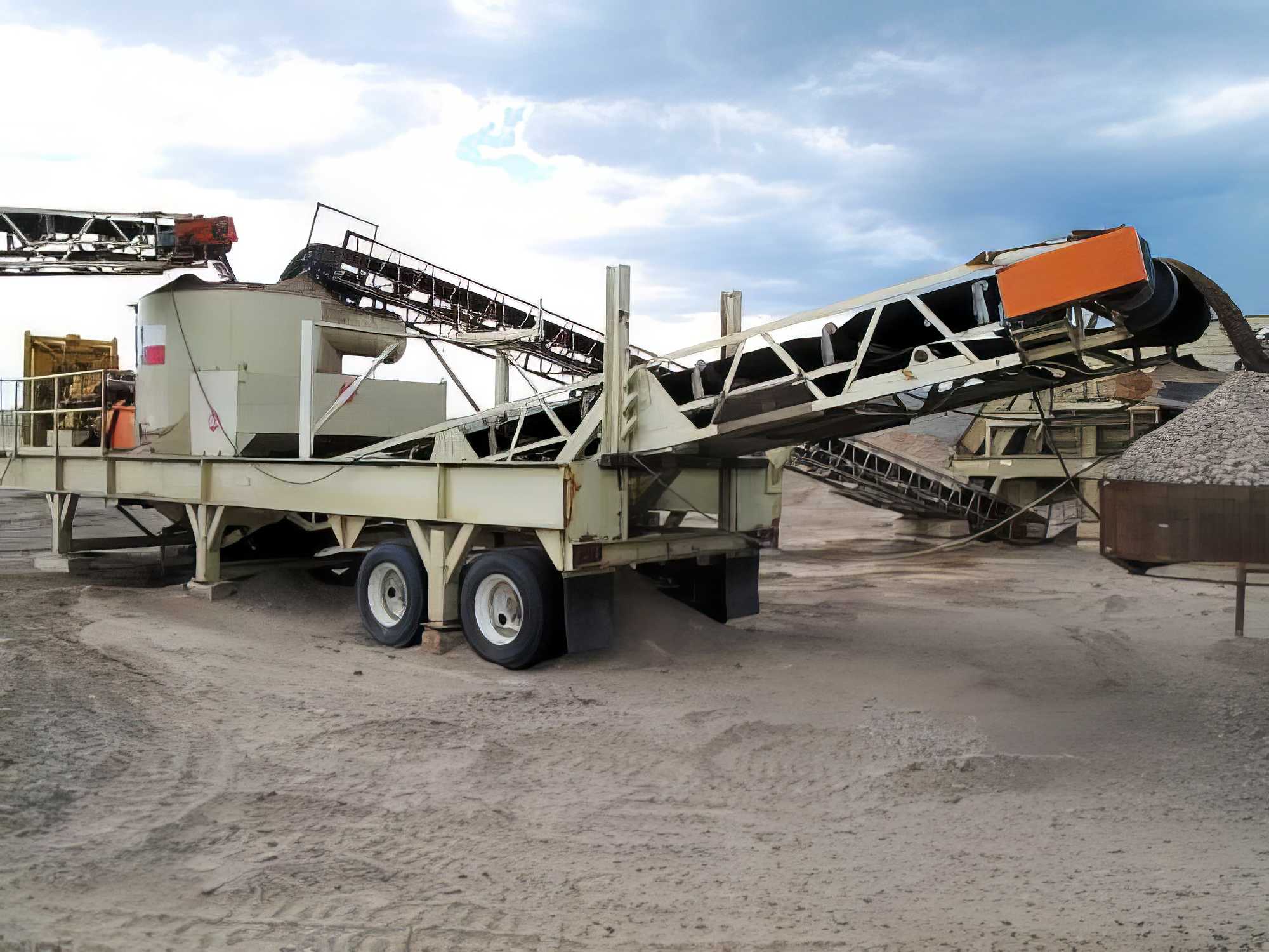 Complete Three Crusher Portable Plant